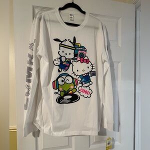 NWT Zumba X Hello Kitty & Friends Long Sleeve Printed Tee